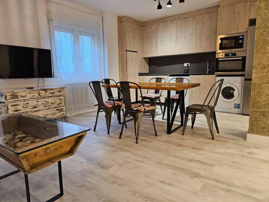 1A108 Amplio Y Moderno Apartamento Gijón Exterior foto